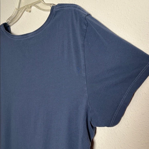 Life is Good Women's Spring Floral wreath pattern T-Shirt Navy Blue Size XL - Picture 9 of 11